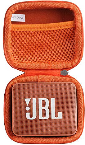 Hermitshell Hard EVA Travel Case for JBL Go2 Portable Bluetooth Speaker (Orange)