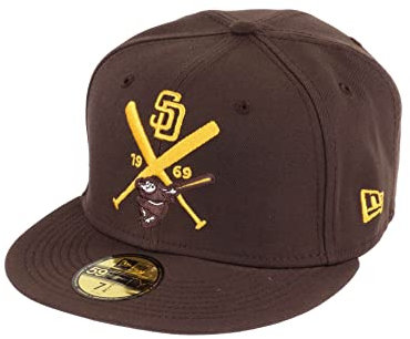 New Era San Diego Padres 1969 Brown MLB 59Fifty Basecap - 7 5/8-61cm (XL)