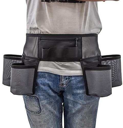 Yeeda Kit de limpieza Fanny Pack, Cinturón de herramientas para mujeres, Bolsa de anidación para suministros de limpieza, Cinturón de funda de botella de limpieza ajustable, Herramientas de limpieza