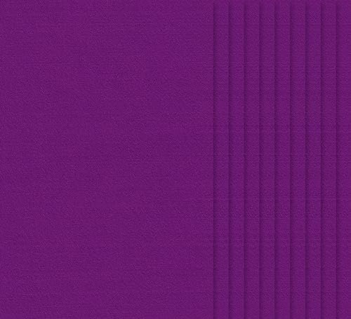 VBS 10er-Pack Bastelfilz 30x20cm 1,5mm Stark Qualität Robust Weich Filz zum Basteln DIY Filzblätter Filzplatte Filzbögen Filzstoff Vliesstoff Lila
