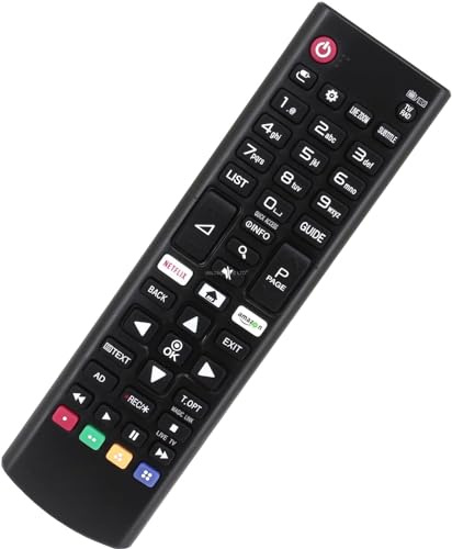 Universal LG AKB75095308 TV Remote Control Replacement for AKB74915324 AKB75095307 Smart TV’s with Netflix & Amazon Buttons
