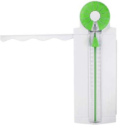 FCSHFC Papierschneidemaschine Rillmaschine 12 In 1 Handbuch Papierschneider Tragbar Multifunktion Schneidemaschine Papier DIY rutschfest Dekorationslineal (Color : A)