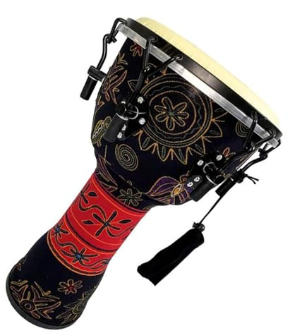 Djembe Trommel 10-Zoll-ABS-Musik-Afrikatrommel Percussion-Djembe Für Anfänger-Percussion-Liebhaber (Color : D)