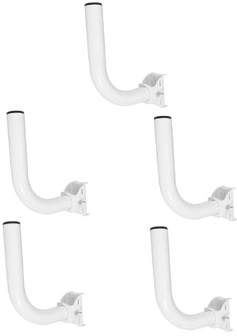 SOLUSTRE 5pcs Antenna Mount Weather Outdoor Antenna Mounting Pole Mount Brackets for Weather Station System for Roof Installation Material for Outdoor Mounting Pole