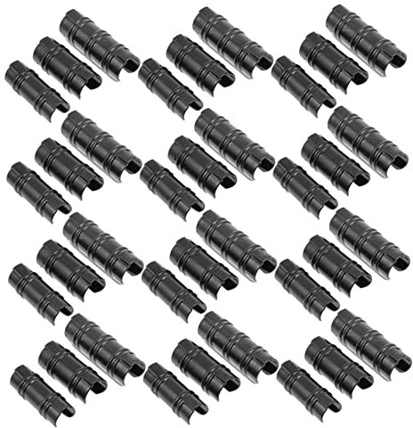 CIYODO 60pezzi Clip per Pellicola Serra in Lega Accessori per Fissaggio Film e Reti Protettive da Giardino per Tubo Clip Piante Resistenti e Facili da Usare