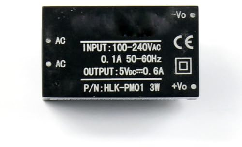 TopHomer Step-Down Power Supply Module, PM01 AC-DC 220V to 5V Isolated Intelligent Switch Converter Module