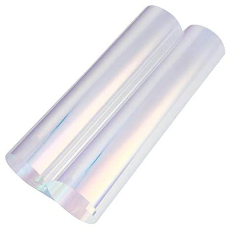 BRIGHTFUFU Film de Correction Gel Lumière Pet Transparent 100X30Cm pour Projets Artistiques Transmission Lumineuse et Facile à Stocker