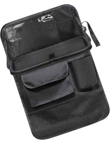 Auto-Rücksitz-Organizer,Rücksitz-Organizer | Verschleißfester Sitzorganisator | Tragbares Auto-Rücksitztablett, Schreibtisch, Rückenlehnentasche aus Oxford-Stoff mit faltbarem Tablett für Snacks, Lapt