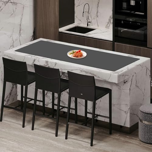 Grande tappetino in silicone da 200 x 40 cm, tappetini in silicone per bancone della cucina, tappetino antiscivolo resistente al calore, tappetino da cucina extra large, protezione impermeabile per