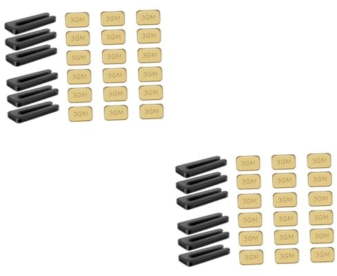NUOBESTY 12 Sätze Fan Balance Kit Auswuchtkit für Deckenventilatoren Gewichte Lüfterausgleich Klinge Ersatzlüfter sechs Ausgleichsclip Fan-Balance-Kit Auswuchtkits für Lüfter Metall