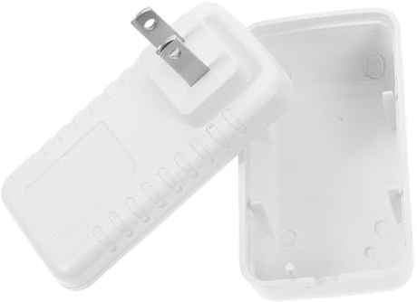 WOONEKY Contenitore Nascosto e Stoccaggio Versatile per Denaro e Gioielli Scomparti Segreti in Plastica Bianca, Cassa Portatile per Sicurezza Domestica