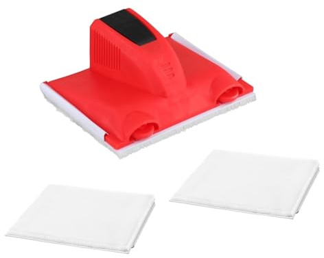 Gosera Pincel Recortador de Bordes de Pintura con Almohadilla de Pintura para Garabatos para el Hogar, Trabajos de Retoque, Esquinas de, Puede Conectar Varilla