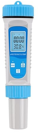 WESLNN Testeur De PH/EC/TDS/salinité/SG/température avec Application Bluetooth 6 en 1 for Aquariums Et Cultures Hydroponiques