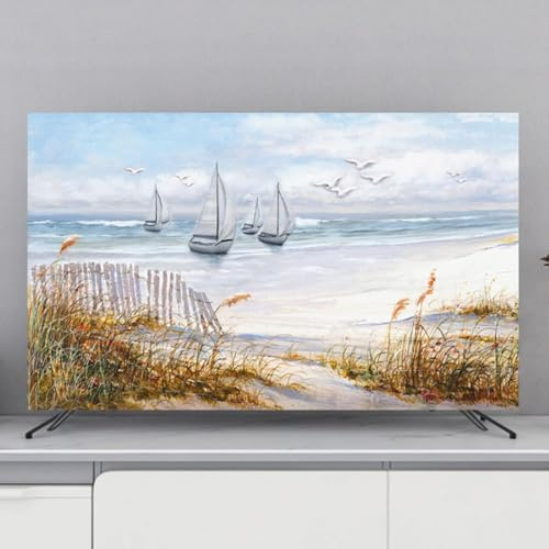 FLYIODFCXV Televisores LCD/LED/curvos/de pared Protector de pantalla con(Ocean,40-43inch)