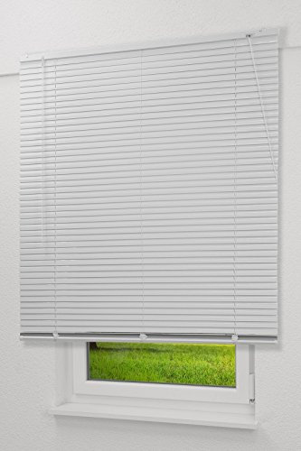 LYSEL Qualitätsalujalousie 25mm in Reinweiß in den Maßen (B x H) 180cm * 175cm
