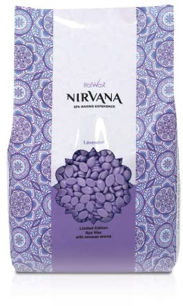 Italwax Vanira Lavender – 1Kg (2.2 lbs) Hard Wax Beads for Professional Hair Removal – Ideal for SPA Waxing – Soothing Lavender Scent