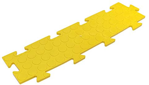 Fugenleiste Noppen gelb für Gewerbeboden PVC Fliesen Garagenboden Industrieboden klick-Verlegung