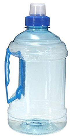 CUSROS 2L Große Kapazität Outdoor Sport Laufen Training Drink Trinkflasche Cup Wasserkocher Wasserbecher Trinkbecher für Outstoor Sport Blau Einheitsgröße