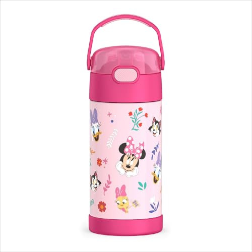 THERMOS F4101MM6 FUNTAINER 12 Ounce Insulated-Beverage-Bottles, Stainless Steel, Minnie Mouse