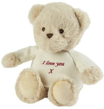 Warmies® Vollständig beheizbares Plüschtier mit französischem Lavendel – I Love You Valentinstagsteddy