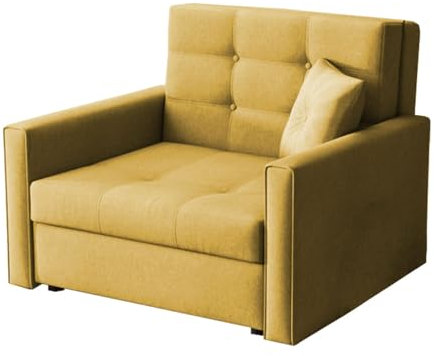 Mirjan24 Sofa Viva Lux I mit Schlaffunktion, einsitzer Polstersofa mit Bettkasten inkl. Kissen, Schlafsofa Bettsofa Farbauswahl, Wohnlandschaft, (Tatum 275)