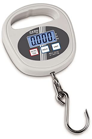 KERN KP-4356 Modello HDB Hängewaage, 15kg Wägebereich Max, 10g Ablesbarkeit