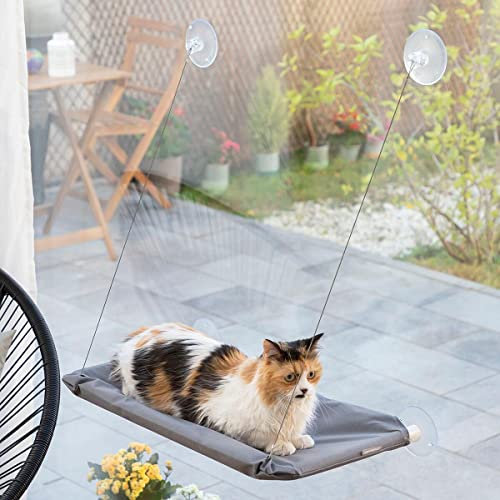 InnovaGoods® Hängande hängmatta för katter Catlax ger en bekväm och säker plats för din katt att vila, med 2 fästhandtag, perfekt för hemmet.