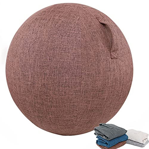 WoCOyo 55/65/75 cm Yoga Ball HüLle rutschfest Gymnastikball-Abdeckung Für Geburtsball Balanceball Abdeckung Staubdicht Faltbar Sitzbälle Stoff Bezug Für Balance, Stabilität, Fitness,004,55cm