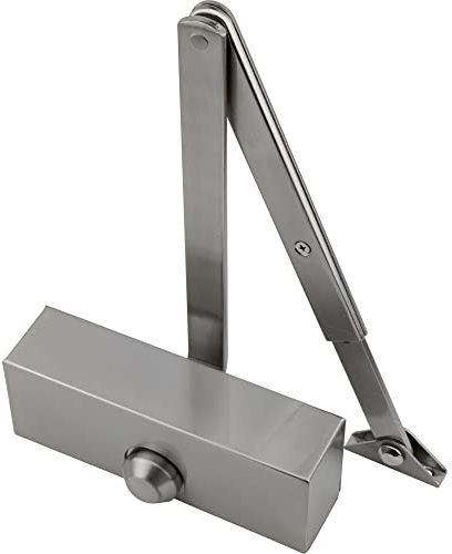 EAI Adjustable Fire Door Closer | Fire Tested | Power Size 3 | Satin Chrome