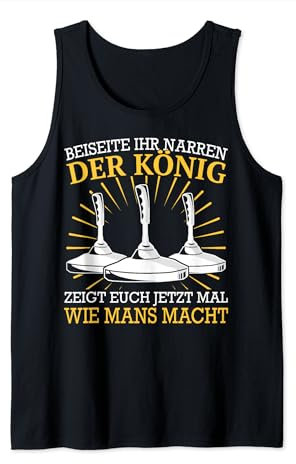 Stockschießen König Eisstock Stockschütze Eisstockschießen Tank Top