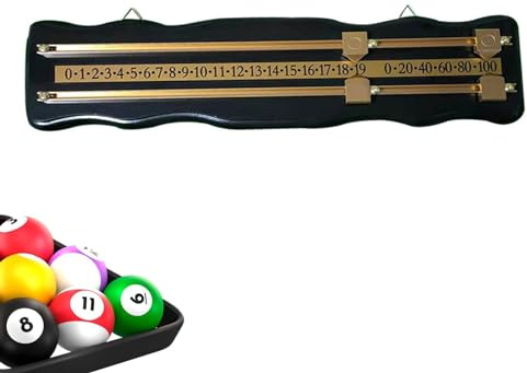 Shuffleboard-Score-Keeper,Shuffleboard-Anzeigetafel | Billard Scorer Score Board Score Keeper - Leicht lesbarer, wiederverwendbarer, durchsichtiger Billard-Punktezähler für 2 Spieler, Fußball-Bil