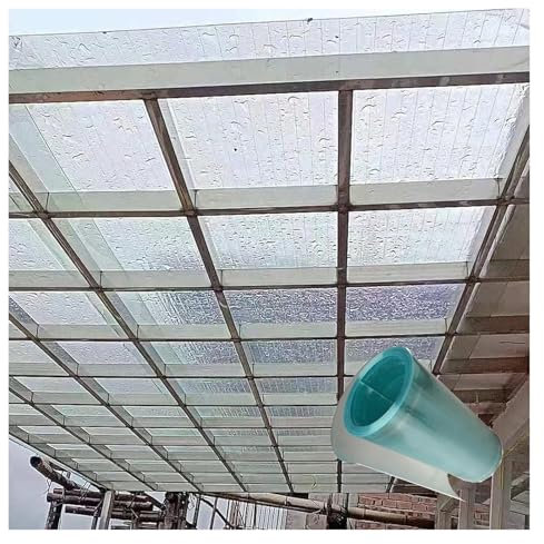 Feuilles de serre en polycarbonate résistant aux UV 1 x 2 m panneaux d'éclairage du jour en fibre de verre pour serre et pergola 1 x 15 m