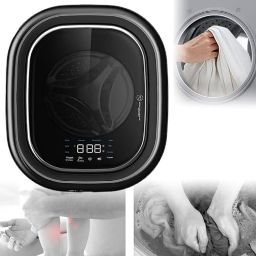 YXZQLOZ Machine à Laver à Chargement Frontal – Combo entièrement Automatique et sèche-Linge, Machine à Laver compacte Murale avec