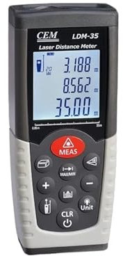 NIWPPKIMX Telémetro láser de LDM-35, telémetro infrarrojo de Alta precisión, Regla electrónica láser, Instrumento de medición Manual for Sala