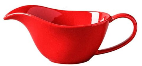 Séparateur de Graisse Saucière en céramique facile à verser, pichet à sauce portable avec poignée lisse, saucière en porcelaine for vinaigrette, bouillon, crème anglaise pour Vinaigrette, Jus de Rôti(