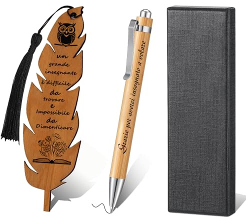 Lesezeichen aus Holz mit Spruch, Dankeschön-Geschenk für Lehrer, ideal für Absolventen, Buchliebhaber, Kollegen und Lehrer – besonderes Lesezeichen-Geschenk