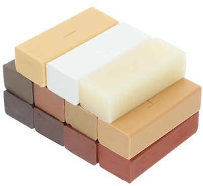 ARTIBETTER 11pcs Wood Floor Repair Wax Blocks Multi-purpose Hardwood Laminate Scratch Repair Kit Apply Floor Polish Wax for Wooden