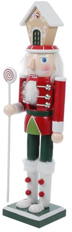 IMIKEYA Decoración De De Madera Figura De Soldado Decoración De Navidad Manualidades De Escritorio Fiesta De