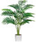 Laelfe 71 cm Artificial Palm Plant in Pot, Fake Tropical Areca Palm Tree Plant for Indoor Outdoor Home Garden Office Decoration (Palm-18 Leaves)