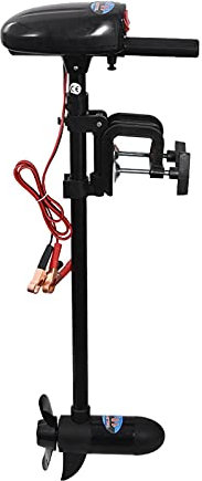 Outboard Motor, 12V 18lbs Electric Trolling Motor Engine by Battery Driven Rowing Boat for Fishing Inflatable,Flexible Steering