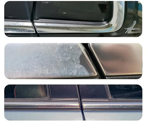 Lucido Per Cromo Moto - Pulitore Cerchi Cromati - Kit Rimozione Ossidazione Duraturo Per Cerchi Ruote Rimorchio SUV Auto Industriale