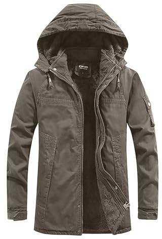 TOFOTL Giacca Casual Uomo con Marrone Impermeabili Spolverino Vento Mantello Estivo Das Copri Impermeabili Giubbotto Uomo Autunnale Giacca Pelle Popolare für Giacche Antipioggia 03-Verde Militare L