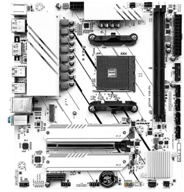 Scheda madre B550 M-ATX AM4 supporta i processori Ryzen R5 serie 4000/5000 DDR4 Desktop PC PCI-E 4.0 B550M GAMING