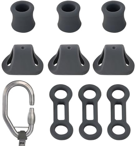 Générique Anelli di bloccaggio per arrampicata | Silicone a sgancio rapido | Attrezzatura di posizionamento richiamo - per richiamo alpinismo