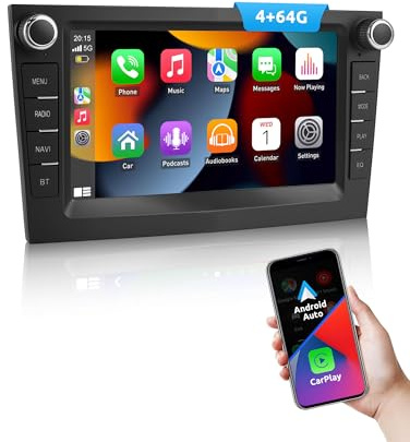 ESSGOO 4+64G Android 15 Autoradio Wireless CarPlay Android Auto | Für Vauxhall Opel Corsa C D Zafira B Astra G H Meriva Signum Combo, 7 Zoll Touchscreen Radio mit Bluetooth FM RDS GPS WiFi