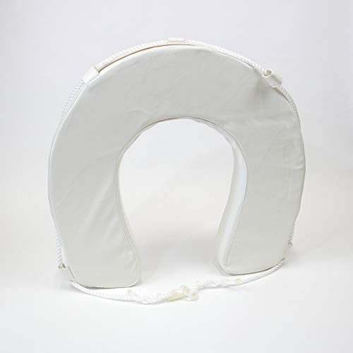 Horseshoe Lifebuoy Man overboard/MOB Yacht Boat Safety, White