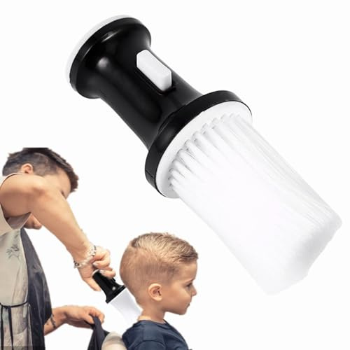 Jadeshay Barbiere Collo Spazzola,Pennello Parrucchiere Professionali Spazzola per Capelli Parrucchiere Pulito Collo Spolverino Morbido Strumenti per Barbiere