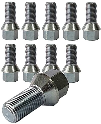 10x Radschrauben Radbolzen Kegelbund M14x1,5 25mm kompatibel mit Peugeot 806 807 Expert
