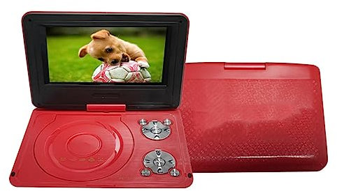 Lecteur DVD Mobile ultra-mince de 7 pouces avec petit lecteur Evd de voiture portable pour téléviseur prenant en charge la lecture de plusieurs formats,H