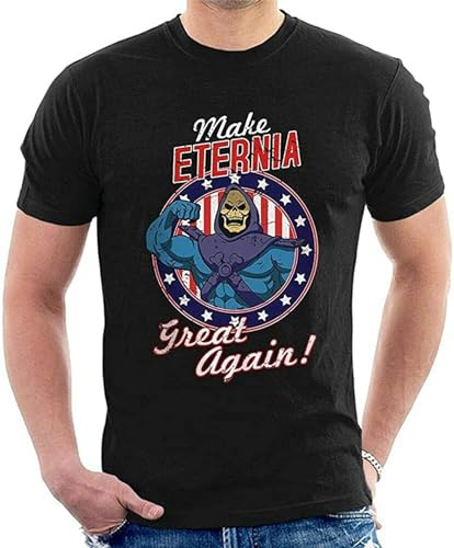 Make Eternia Great Again T-Shirt Graphic Top Printed Mens Tee Shirt Black M